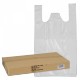 100 Sacs bretelle blanc PEHD.