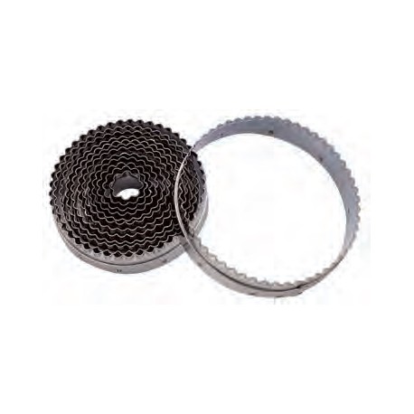 Découpoir rond cannelé inox n°4