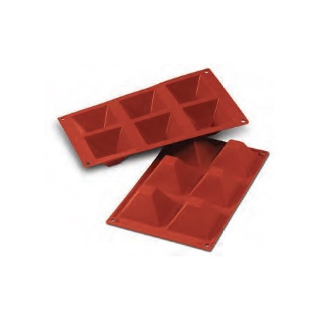 Moule en silicone 6 pyramides