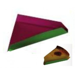 200 Fonds pliés triangle intérieur fuchsia 9-11 cm.