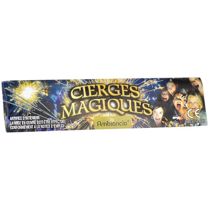 Sachet de 10 cierges magiques