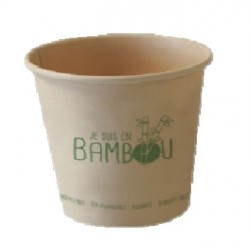 50 Gobelets bambou 10 cl.