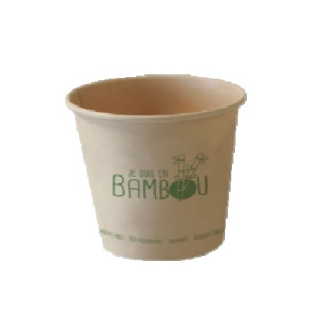 50 Gobelets bambou 10 cl.