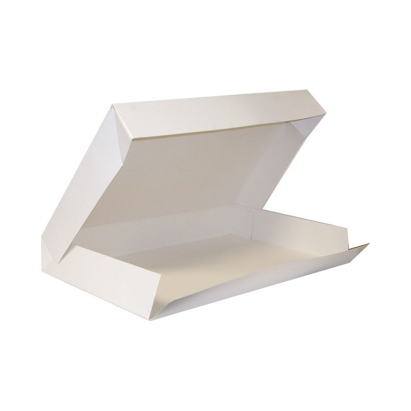 Boite traiteur carton blanc 60x40x10 cm Firplast