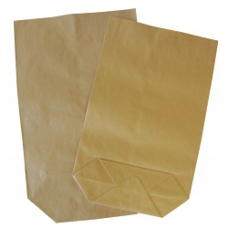 500 Sacs écornés kraft brun 60g.