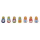 100 fèves poupées russes emoticone