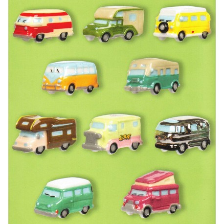 100 fèves Camping cars