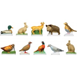 100 fèves Les animaux de nos campagnes