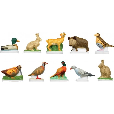 100 fèves Les animaux de nos campagnes