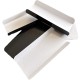 200 Fonds pliés intérieur blanc 13 cm.