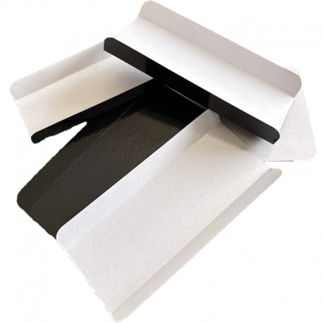 200 Fonds pliés intérieur blanc 13 cm.