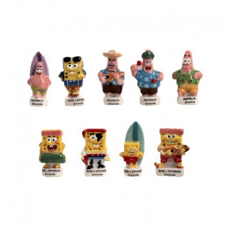 100 fèves Vacances de Bob l'éponge