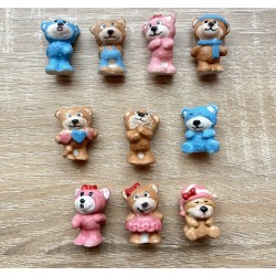 100 fèves adorables nounours