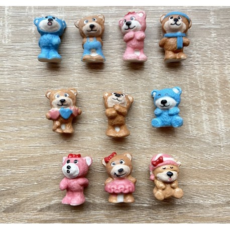 100 fèves adorables nounours