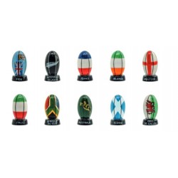 100 fèves les ballons de rugby