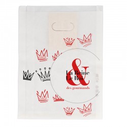 100 sacs galette N°26 Blanc Rouge