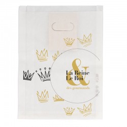 100 sacs galette N°29 Blanc Or