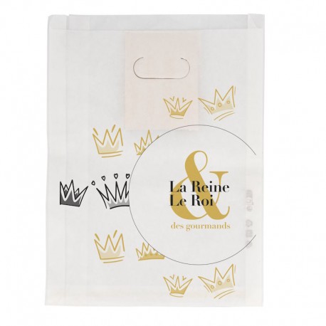 100 sacs galette N°29 Blanc Or