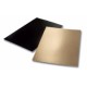 25 Plaques Angle droit or/noir 60 x 40 cm. 950 gr.