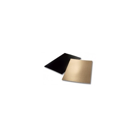 25 Plaques Angle droit or/noir 60 x 40 cm. 950 gr.